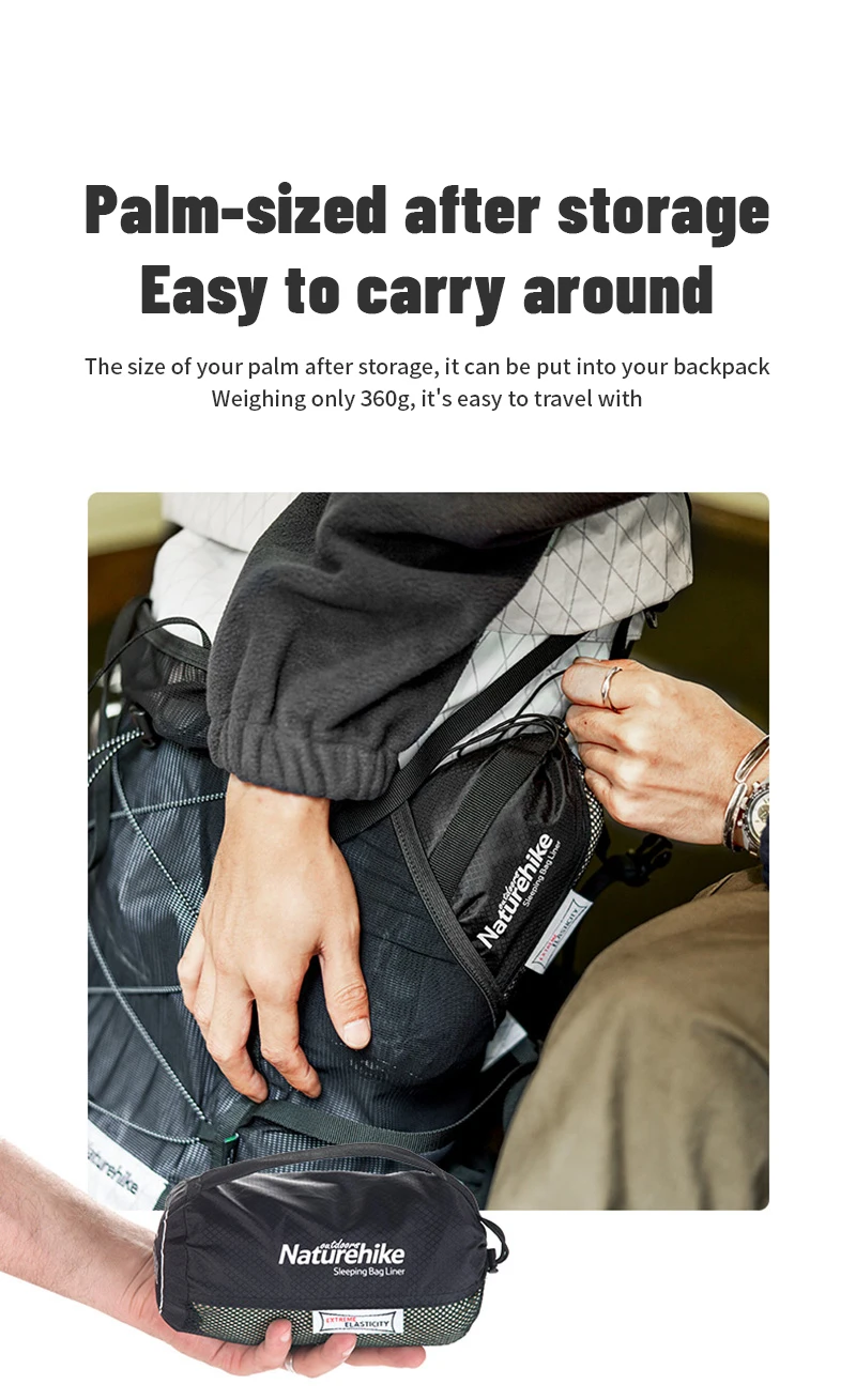 Sleeping Bag Liner Make your sleeping bag warmer!